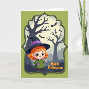 Happy Halloween Sorceress Card