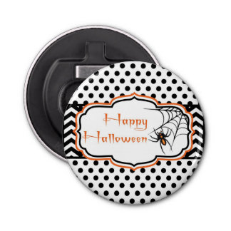 Happy Halloween Spider Bottle Opener