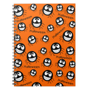 Happy Halloween Spider Collage Notebook