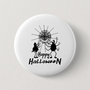 Happy Halloween, Spiders Halloween 2 Inch Round Button