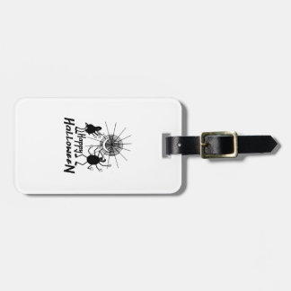 Happy Halloween, Spiders Halloween Luggage Tag
