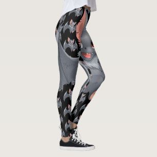 Happy Halloween Spooky Bat Leggings