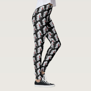 Happy Halloween Spooky Bat Leggings
