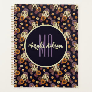 HAPPY HALLOWEEN SPOOKY CUSTOMIZABLE MONOGRAM PLANNER