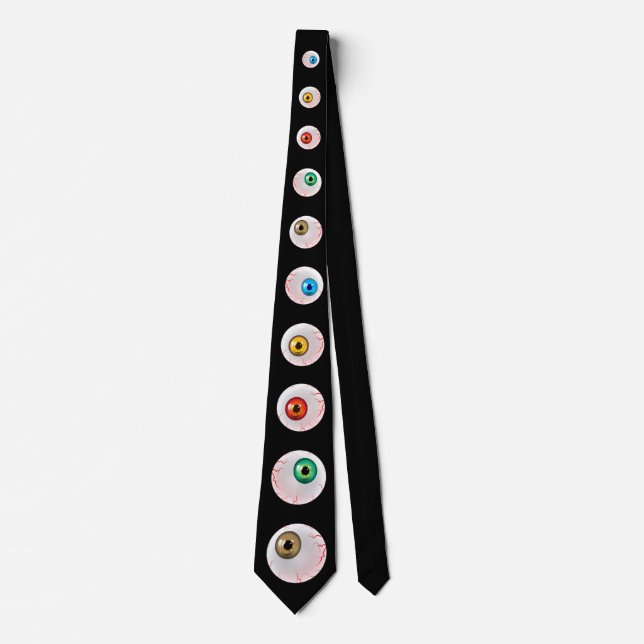 Happy Halloween! Spooky Eyeballs Tie (Front)