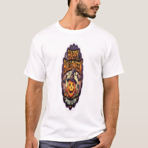 Happy Halloween Spooky & Fun Cute Pumpkin Witch T-Shirt