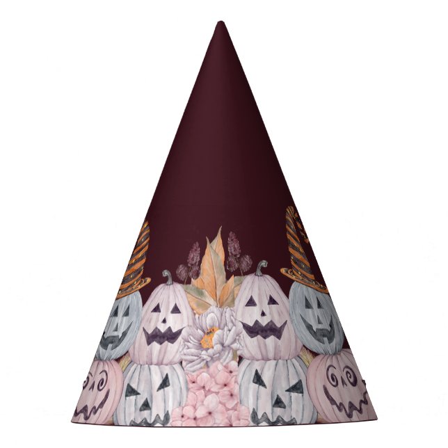 Happy Halloween Spooky   Party Hat (Front)