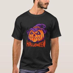 Happy Halloween Spooky Pumpkin Scary Cute Jack O L T-Shirt