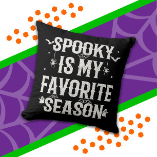 Happy Halloween Spooky Season Funny Halloween Throw Pillow