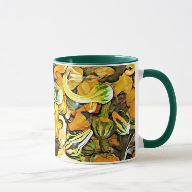 Happy Halloween Squash et Goards Coffee Mug (Droite)