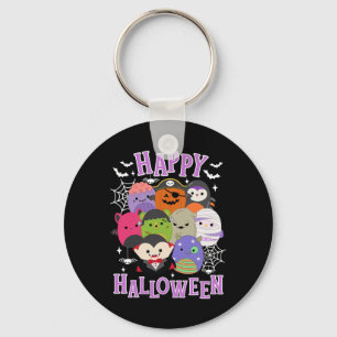Happy Halloween Squish Squad Mallow Gifts Cute Kid Keychain