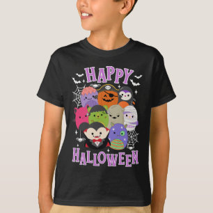 Happy Halloween Squish Squad Mallow Gifts Cute Kid T-Shirt