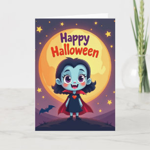 Happy Halloween Starry Card