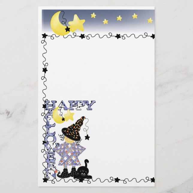 Happy Halloween Stationery (Front)