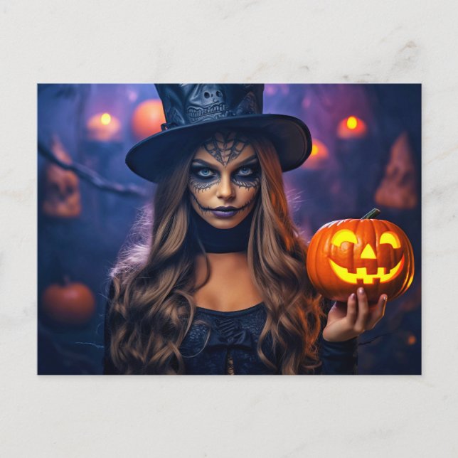 Happy Halloween | Stay Witchy Postcard (Front)