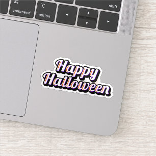 Happy halloween sticker 