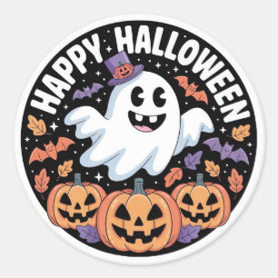 Happy Halloween Sticker for Small Businesses