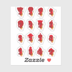 Happy halloween stickers 