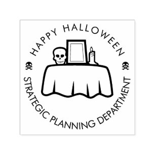 Happy Halloween Strategic Planning funny Self-inking Stamp