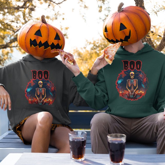 Happy halloween sweat - shirt à capuche de chemise (BOO happy halloween)