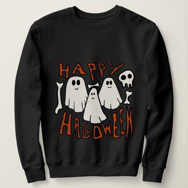 Happy Halloween Sweatshirt (Design Front)