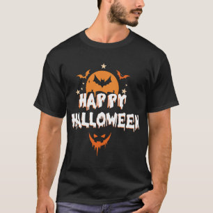 "Happy Halloween T-Shirt – Classic Spooky Season 