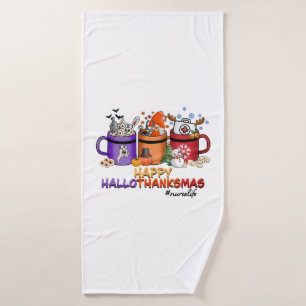 happy halloween thanksgiving noël drôle infirmière