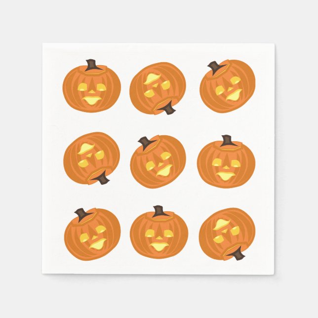 Happy Halloween theme napkins (Front)