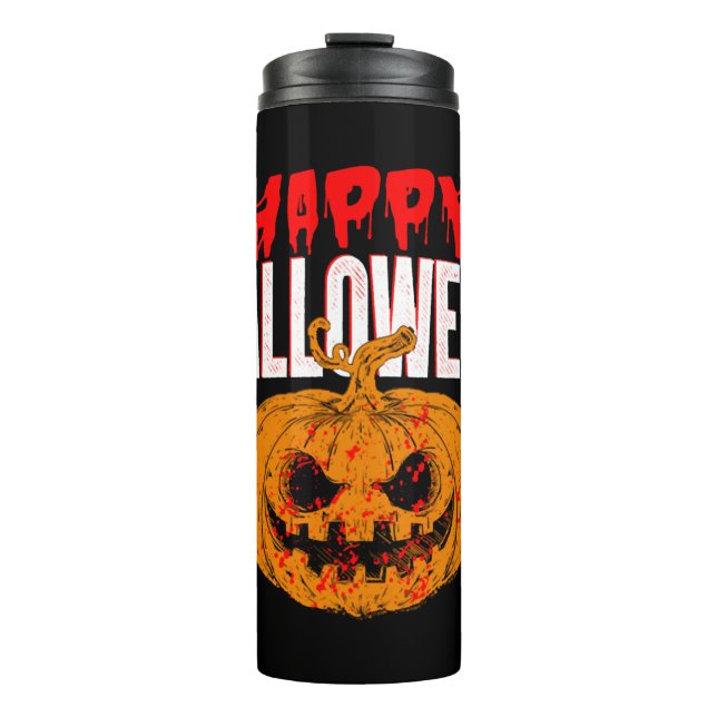 Happy Halloween   Thermal Tumbler (Front)