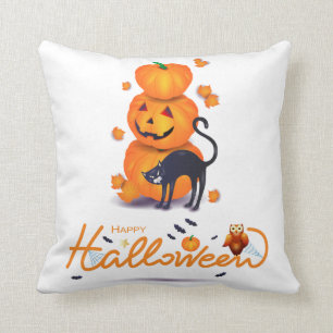 Happy Halloween! Throw Pillow