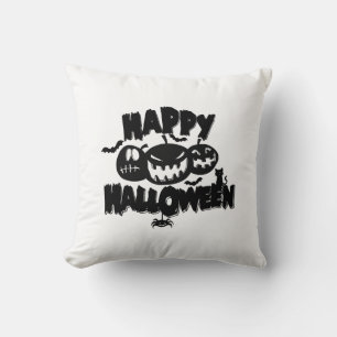 Happy Halloween Throw Pillow
