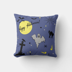 Happy Halloween Throw Pillow