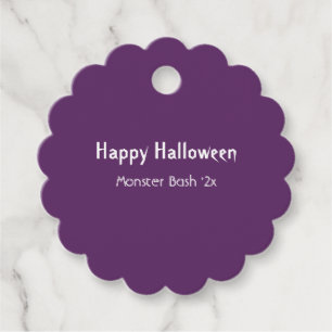Happy Halloween Tie-Dye Favour Tags