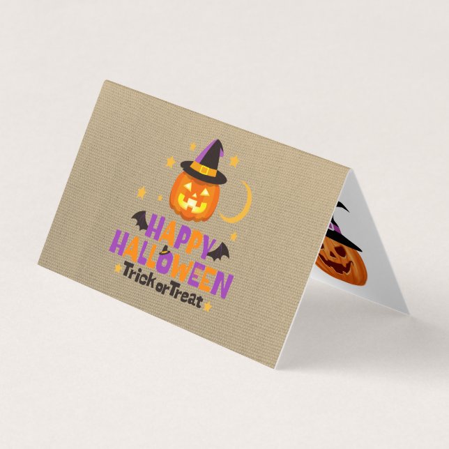 Happy Halloween Tiny Cards Trick or Treat (Front)