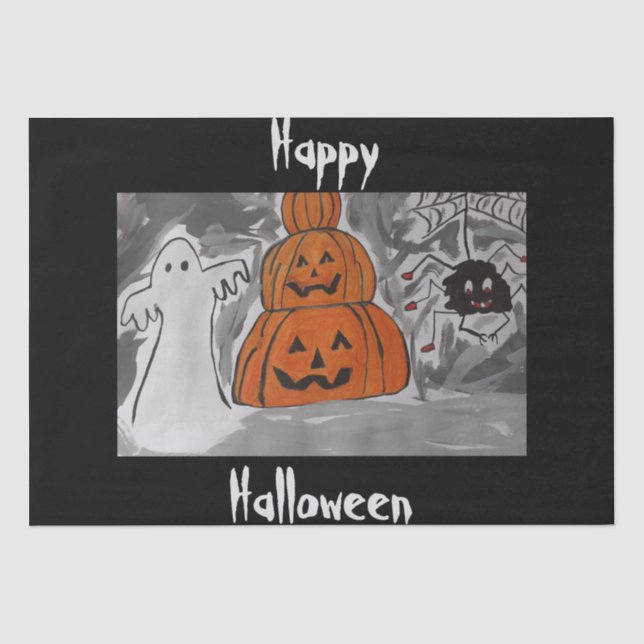 Happy Halloween Tissue Paper (Front)