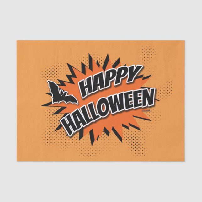 Happy Halloween Tissue Paper (Front)