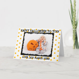 Happy Halloween to you, Personalized Photo Card