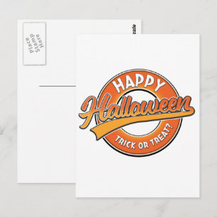 Happy Halloween Tock or Treat? Postcard