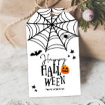 Happy Halloween Trick or Treat Spiderweb Spooky Gift Tags<br><div class="desc">♥ A perfect addition to your Halloween Favours.</div>