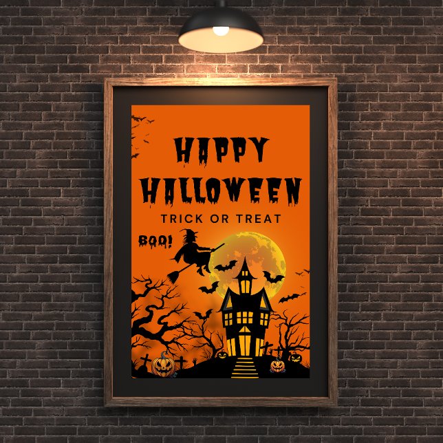 Happy Halloween Trick ou Treat Poster (Créateur téléchargé)