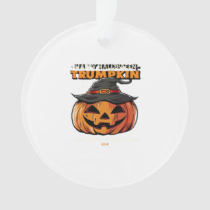 Happy Halloween Trumpkin Classic Ornament