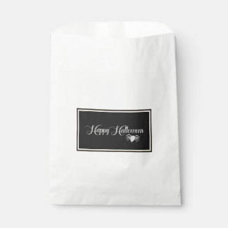 Happy Halloween Typography Favour Bag