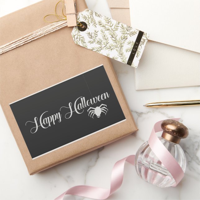 Happy Halloween Typography Sticker (Gifting)