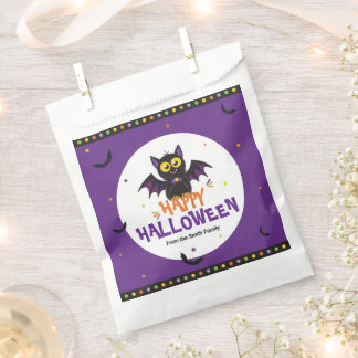 Happy Halloween Vampire Bat Trick or Treat Favour Bag