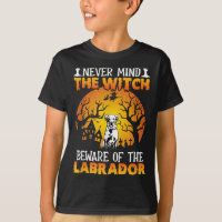 Happy Halloween Vibes Decor Beware Of The Labrador