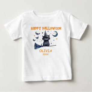 Happy Halloween Watercolor Baby T-Shirt