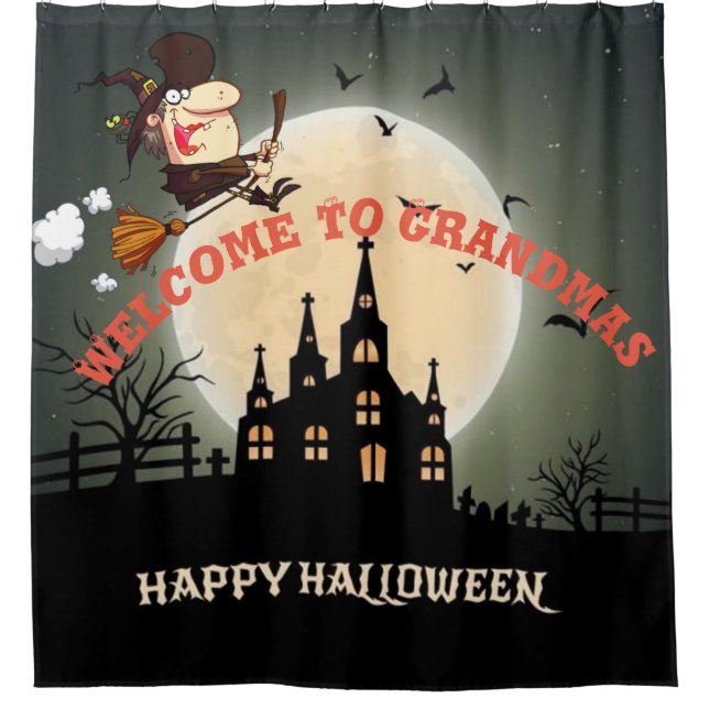 Happy Halloween Welcome To Grandmas (Front)