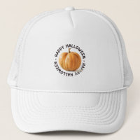 Happy Halloween white cap