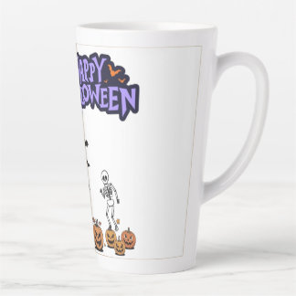 Happy Halloween white Latte Mug
