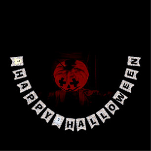 Happy Halloween Wishes - Halloween Theme Bunting Flags